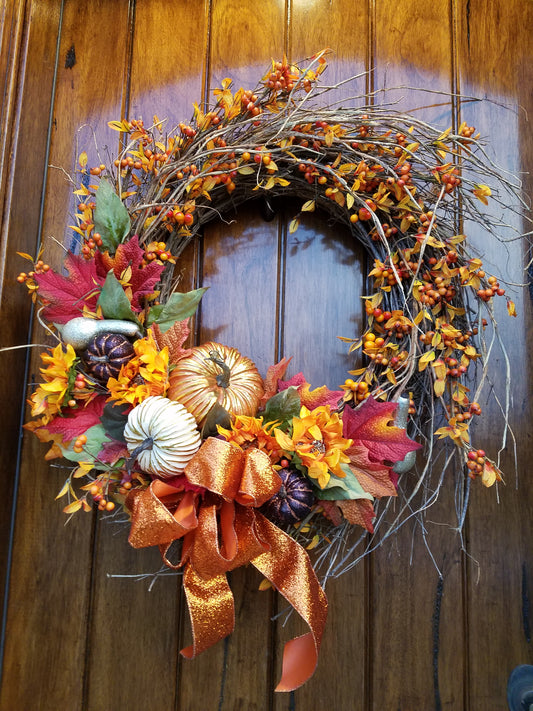 Thanksgiving Sparkle - Wreath #003
