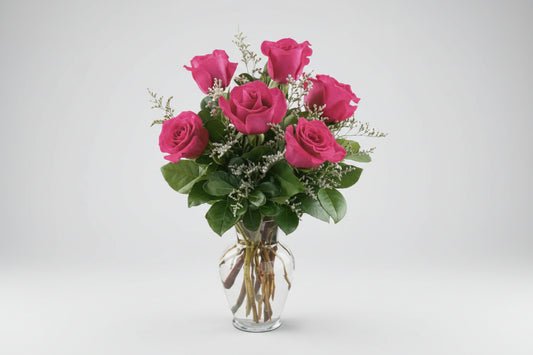 Any color half dozen roses