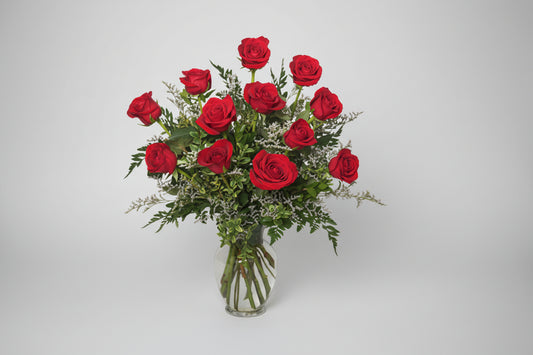 One dozen roses any color